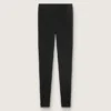 Women's black high-waist sports leggings