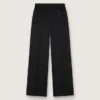 Women’s black lightweight wool joggers