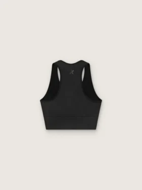 Women’s black sports bra