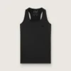 Women's black sports tank top