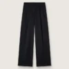 Women’s black wool gabardine pants