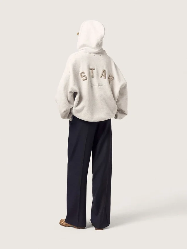 Women’s black wool gabardine pants