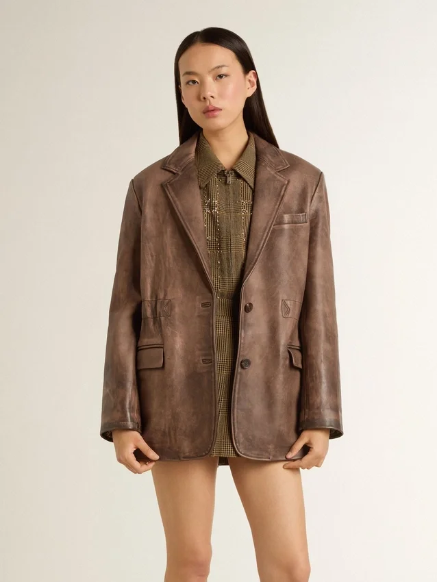 Women's wool bomber jacket