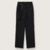 Women’s cotton denim pants with shaded-effect crystal decoration