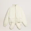 Women’s cream padded jacket