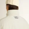 Women’s cream padded jacket