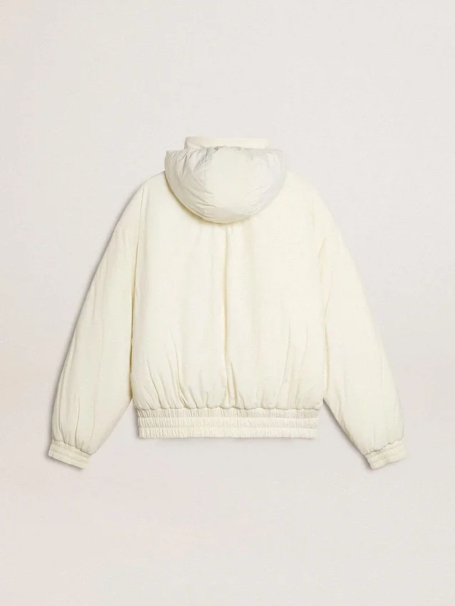 Women’s cream padded jacket