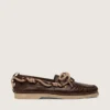 Men's Cruise loafer in glossy dark brown leather