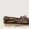 Men's Cruise loafer in glossy dark brown leather