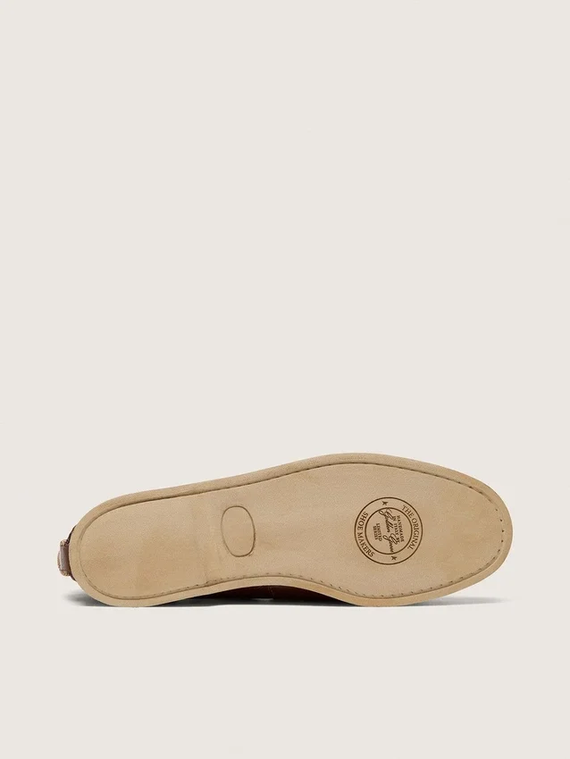 Men's Cruise loafer in glossy dark brown leather