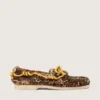 Women's Cruise loafer in leopard-print pony skin