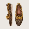 Women's Cruise loafer in leopard-print pony skin
