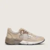 Men's Dad-Star in beige mesh and suede with silver leather star