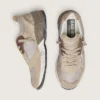 Men's Dad-Star in beige mesh and suede with silver leather star
