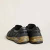 Men's Dad-Star in black naplak and crackle leather with black star and heel tab