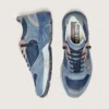 Men’s Dad-Star in denim-blue suede with silver leather star