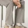 Women's Dad-Star in dove-gray suede and silver mesh with white leather star and suede heel tab