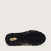 Men's Dad-Star in gold laminated leather and mesh with white leather star and gold leather heel tab