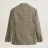 Women's double-breasted blazer in Shetland wool