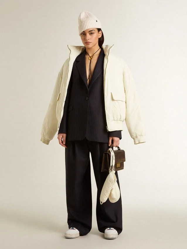 Women's Forty2 with black star and silver foiled leather heel tab
