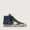 Women’s Francy in dark blue glitter with white star