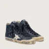 Women’s Francy in dark blue glitter with white star