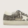 Women’s Hi Star in black and white pony skin with white leather star