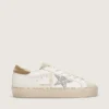 Women’s Hi Star with silver glitter star and dove-gray nubuck heel tab