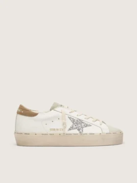 Women’s Hi Star with silver glitter star and dove-gray nubuck heel tab