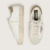 Women’s Hi Star with silver glitter star and dove-gray nubuck heel tab