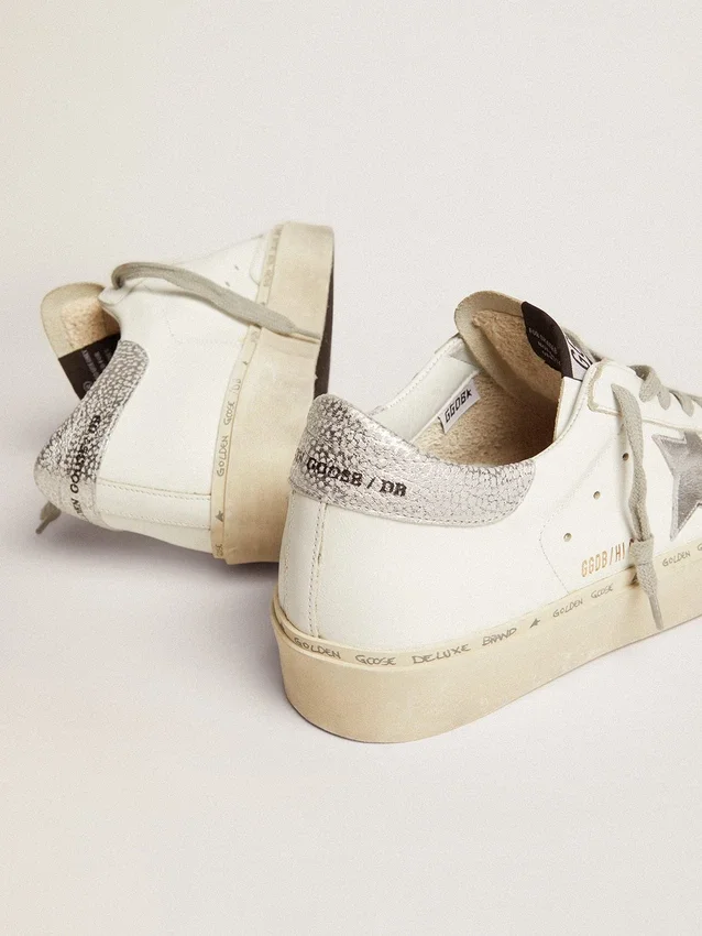 Women's Hi Star with star and metallic silver heel