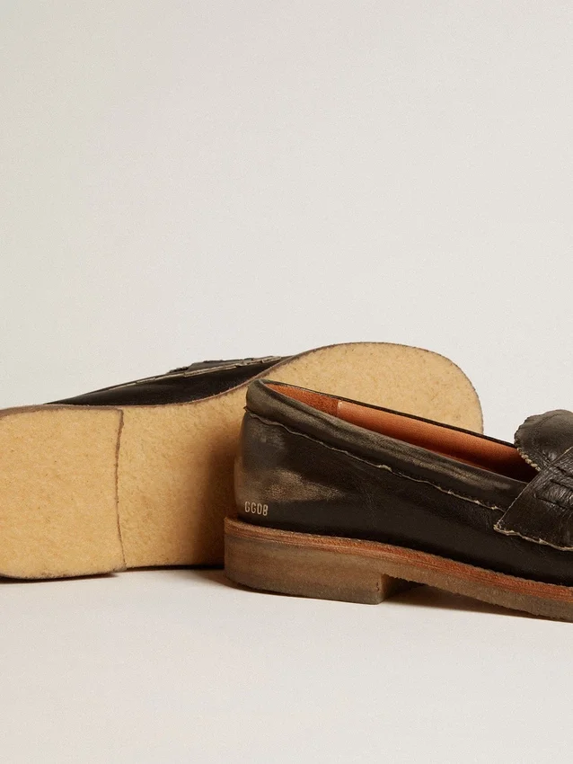 Women's Jerry loafer in black leather