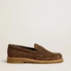 Women's Jerry loafer in dove-gray suede