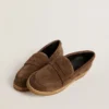 Women's Jerry loafer in dove-gray suede