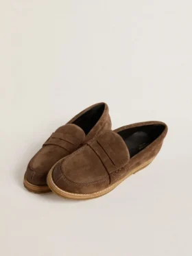 Women’s Jerry loafer in dove-gray suede