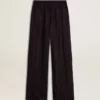 Women's joggers with ankle slit