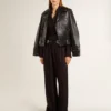 Women's joggers with ankle slit