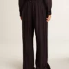Women's joggers with ankle slit