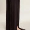 Women's joggers with ankle slit