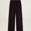 Women's joggers with ankle slit