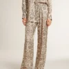 Women's joggers with floral print