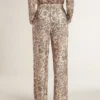 Women's joggers with floral print