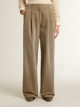 Women’s khaki cotton pants