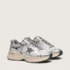 Men's Lightstar in gray mesh and silver nappa leather with gray TPU star