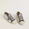 Women’s LTD Super-Star with light blue suede star and light blue canvas heel tab