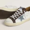 Women’s LTD Super-Star with light blue suede star and light blue canvas heel tab