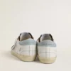 Women’s LTD Super-Star with light blue suede star and light blue canvas heel tab
