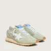 Women’s Marathon in sage-green nylon with white star