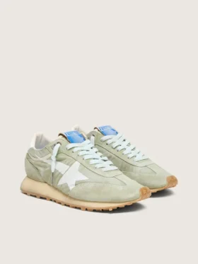 Women’s Marathon in sage-green nylon with white star