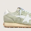 Women’s Marathon in sage-green nylon with white star